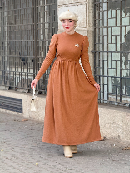 ROBE FULLA-CARAMEL