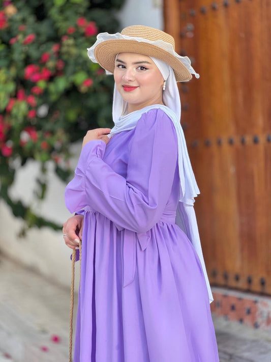 ROBE LAYAL- MAUVE