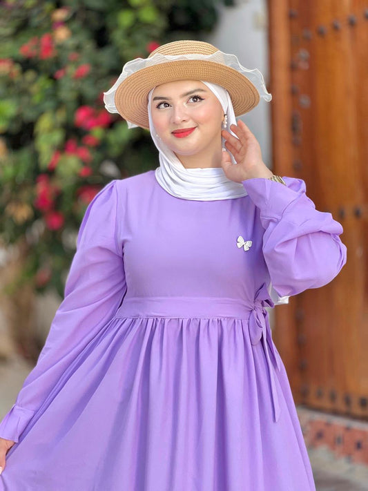 ROBE LAYAL- MAUVE